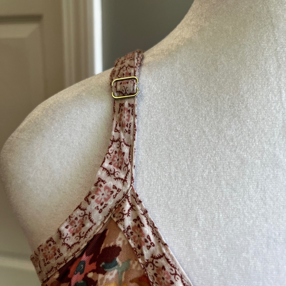 NWT Babydoll Tank Top Size‎ XS Women's Floral Sleeveless Y2K Romantic Whimsical - Picture 10 of 10